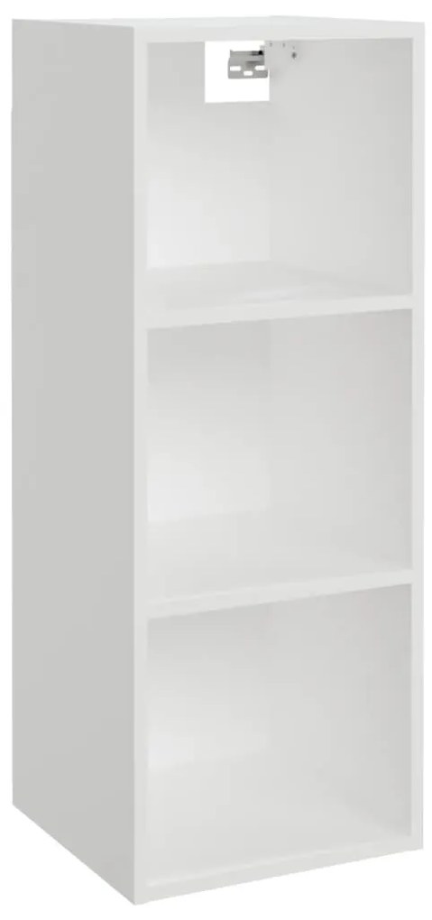 812483 vidaXL Dulap de perete, alb, 34,5x32,5x90 cm, lemn compozit