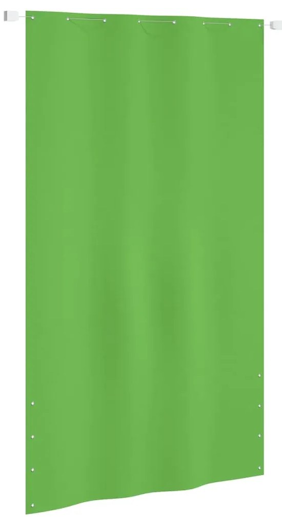 vidaXL Paravan de balcon, verde deschis, 140x240 cm, țesătură oxford