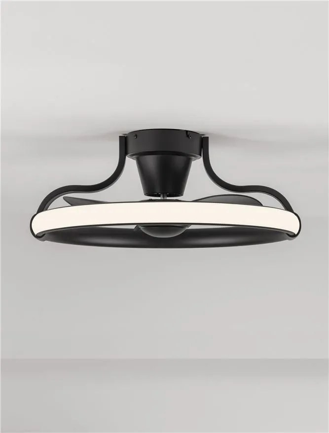 Lustra LED cu ventilator si telecomanda BREVIA