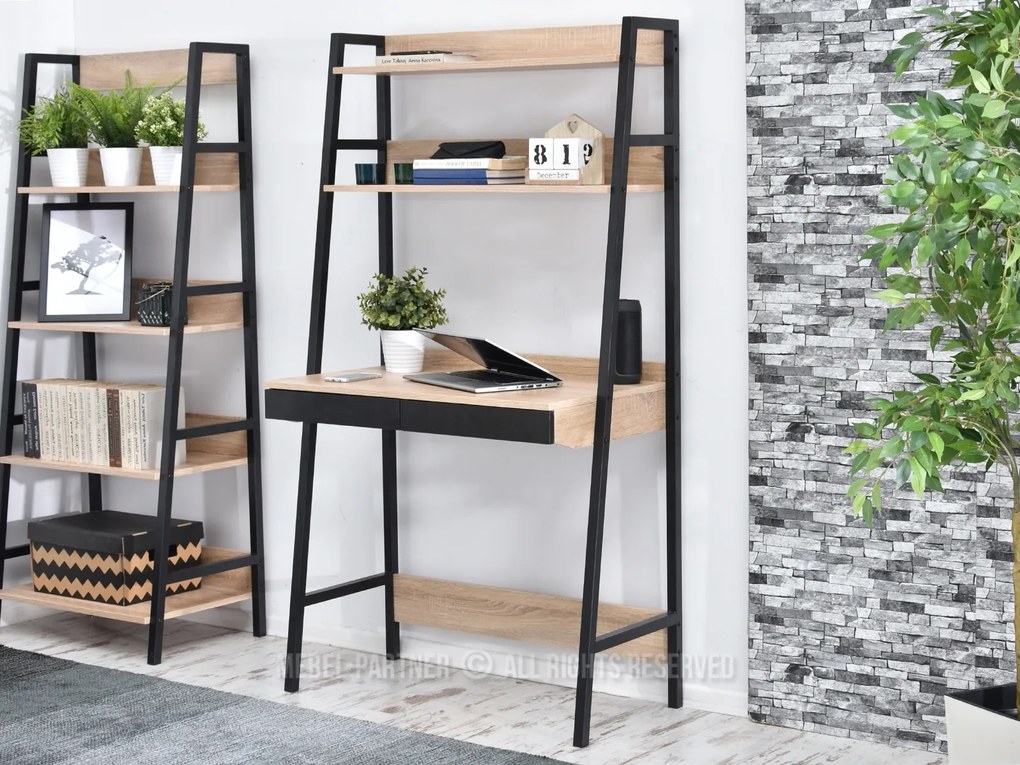 Masă PC Boge B (stejar + negru). 1109729