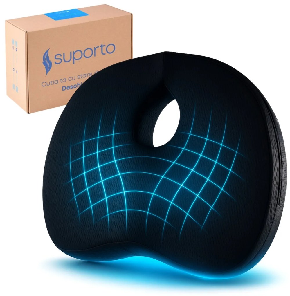 Perna Ortopedica Suporto Coccis pentru scaun de birou sau masina