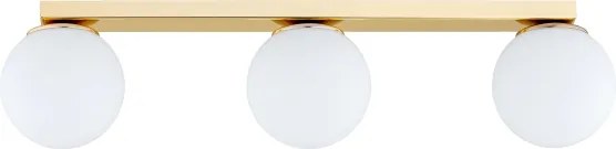 Brilagi - Corp de iluminat tip spot MILO 3xE27/60W/230V, auriu