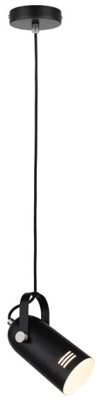 Paulmann LAVEA 79766 - Lustră suspendată pe cablu LED RGBW 1xE27/15W 230V, neagră