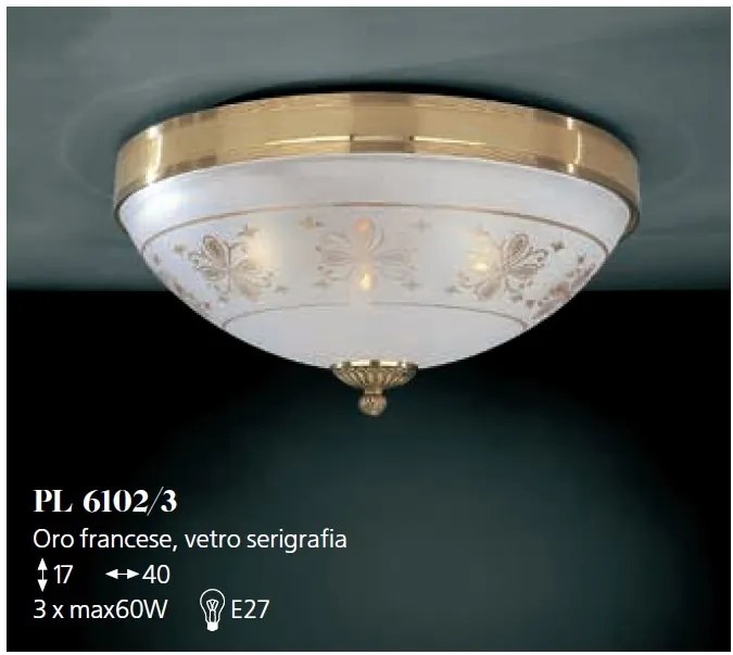 Plafoniera clasica design italian realizat manual 6102