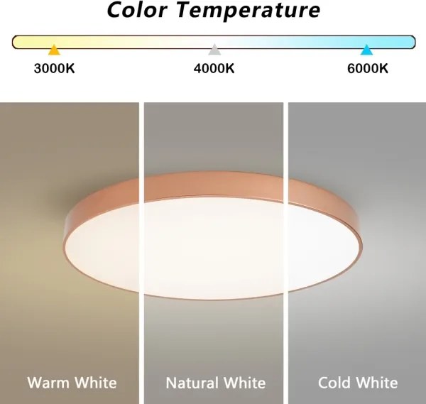 Brilagi - Plafonieră LED POOL LED/100W/230V 3000/4000/6000K Ø 80 cm bronz