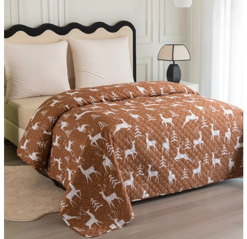 Set cadou pentru dormitor WHITE DEER, maro