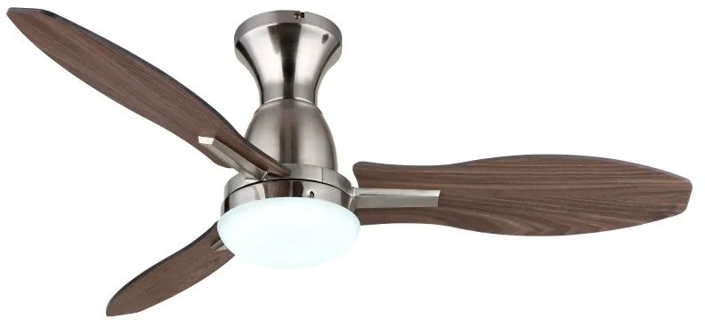 Lustra LED cu ventilator si telecomanda GALE nickel 03671N GL