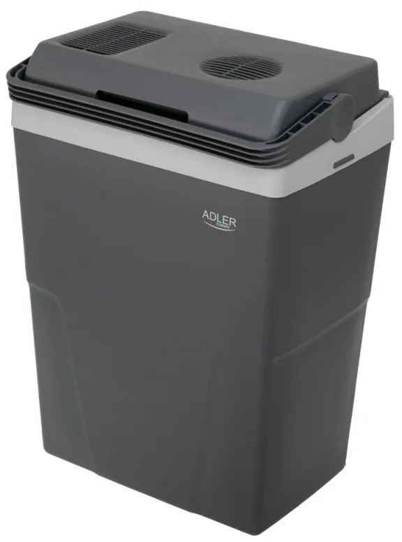 Lada frigorificа Adler AD 8094, 22 L, 45/55 W, 12V/220V, Clasa climatica ST, Izolatie speciala C5H10, Gri