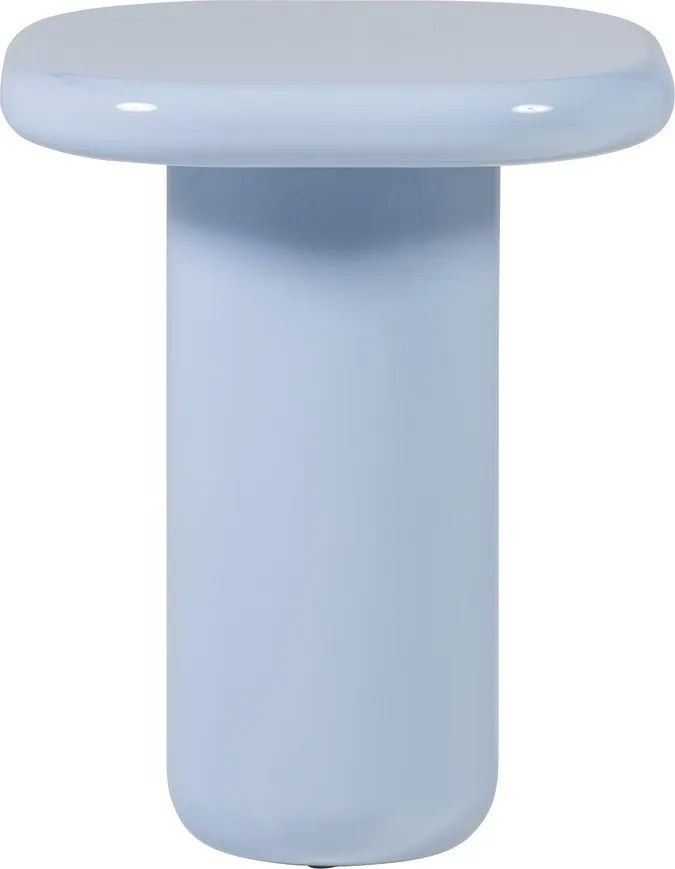 Măsuță auxiliară cu aspect lucios 50x50 cm Zava – WOOOD