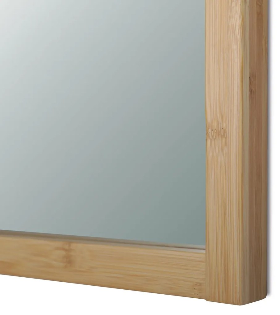 Oglinda de perete B044 NAT, bambus, L