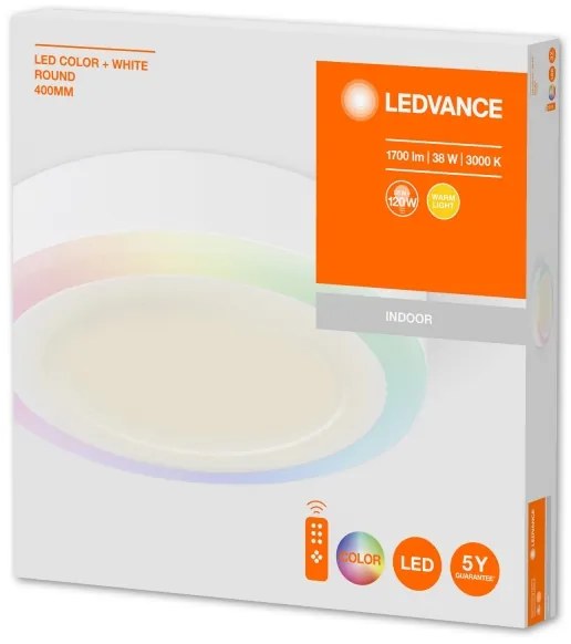 Ledvance - Plafonier LED RGB dimabil 38W 230V cu telecomandă