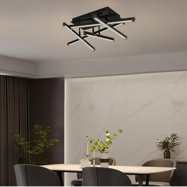 Lustră LED dimabilă aplicată LED/60W/230V 3000-6500K + telecomandă