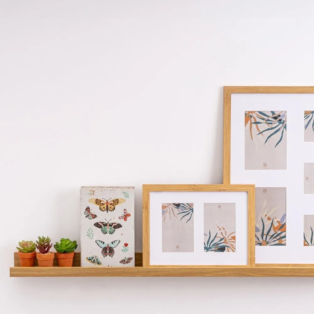 Raft în culoare naturală pentru fotografii cu aspect de lemn de stejar 60 cm – Casa Selección