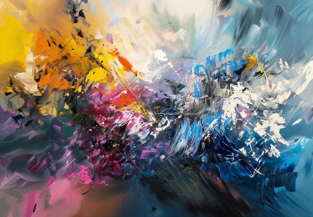 Fototapet - Abstracție Colorată (147x102 cm)