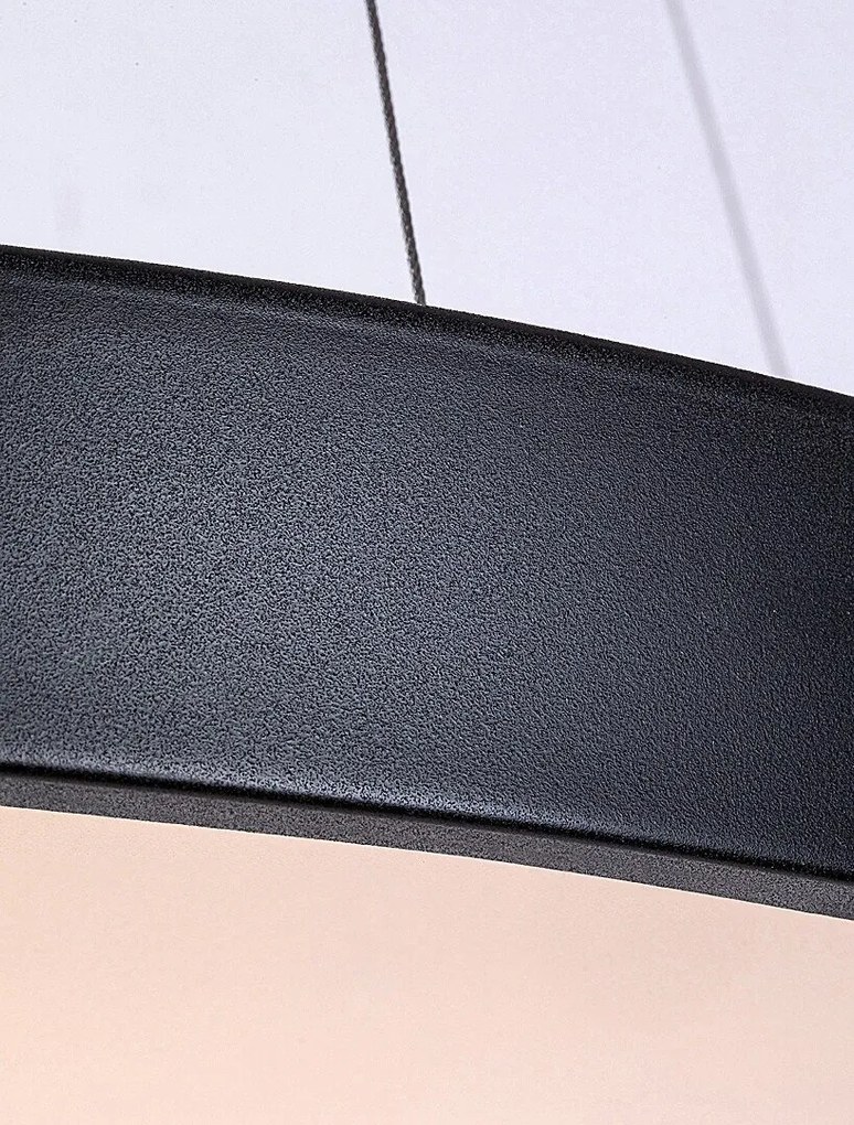 Lustra suspendata LED Tesia 40cm, negru