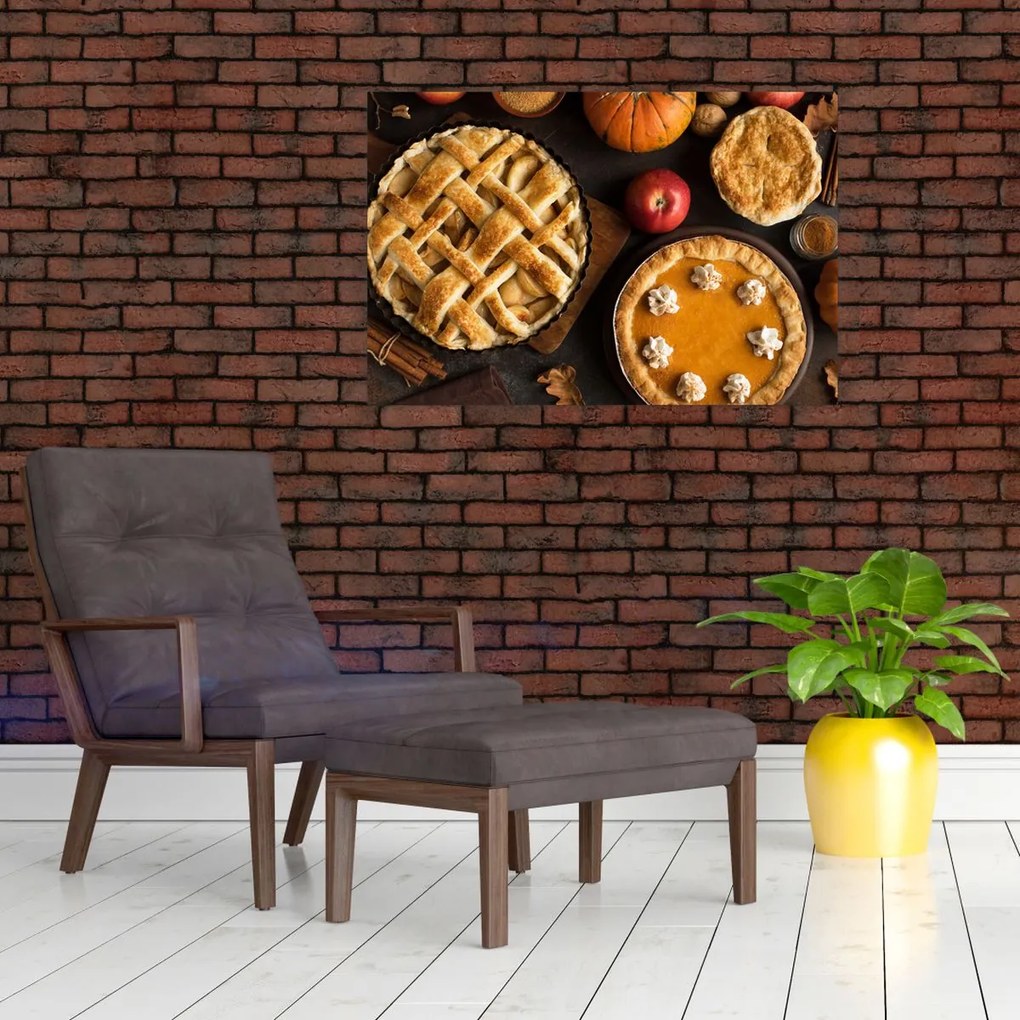 Tablou - Plăcintă de dovleac (90x60 cm)