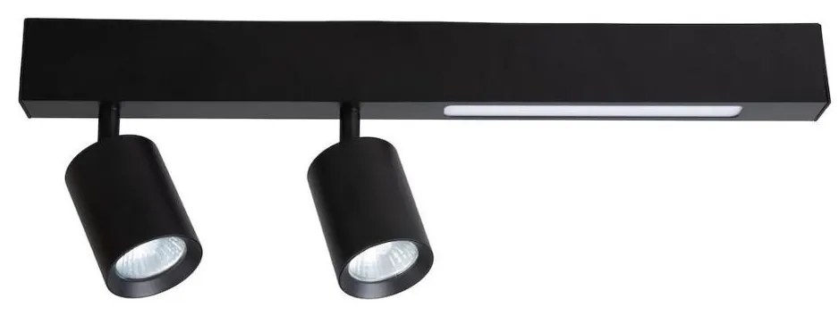 Spot LED MAGNET LED/5W/230V + 2xGU10/60W 3000/4000K negru