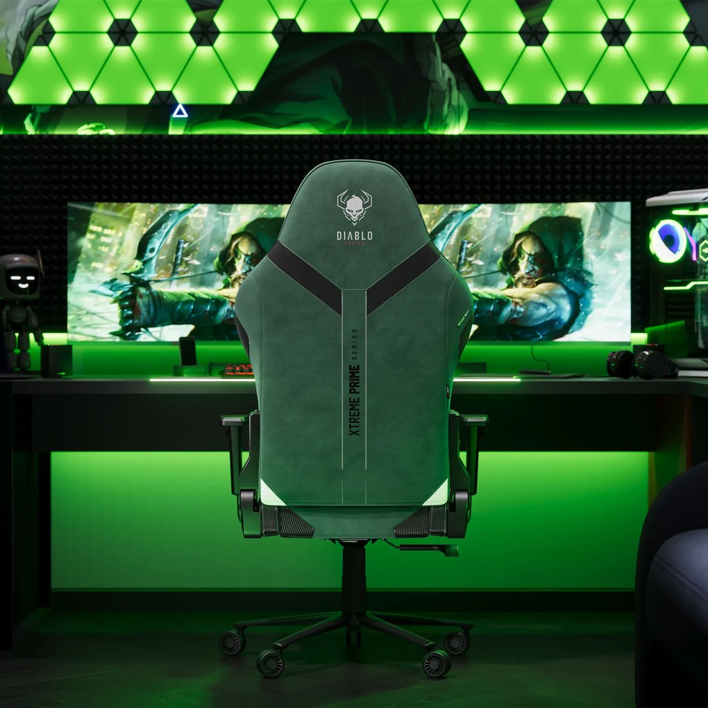 Scaun de gaming Diablo X.One Prime Forest Green Normal Size