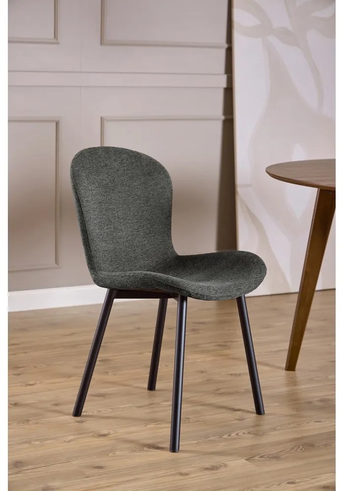 Scaun de dining gri închis Esra – Actona