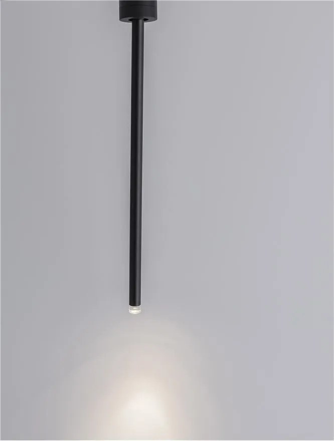 Plafoniera/Spot LED reglabil stil minimalist ORNOS negru H-49,5cm