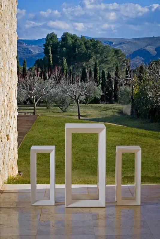 Scaun de bar exterior / interior design modern premium FRAME BAR STOOL 54076 Vondom