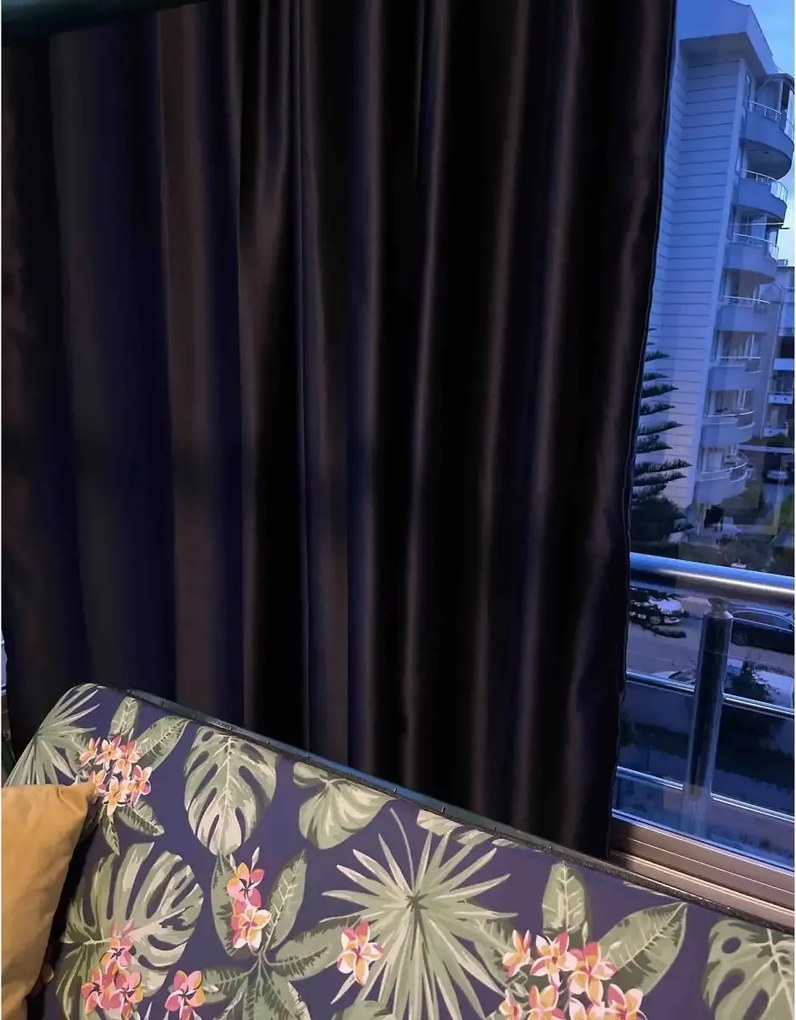 Perdea  Blackout opaca bleumarin 300x260 cm,50015