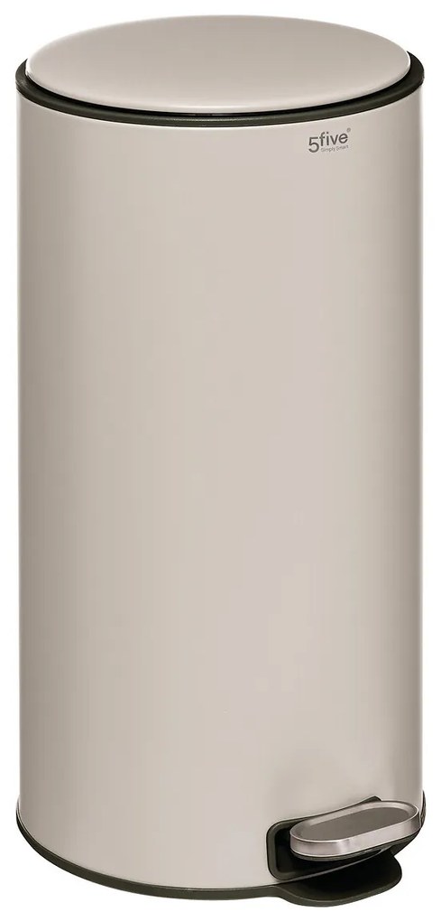 Coș de gunoi metalic Delta 30L argilă