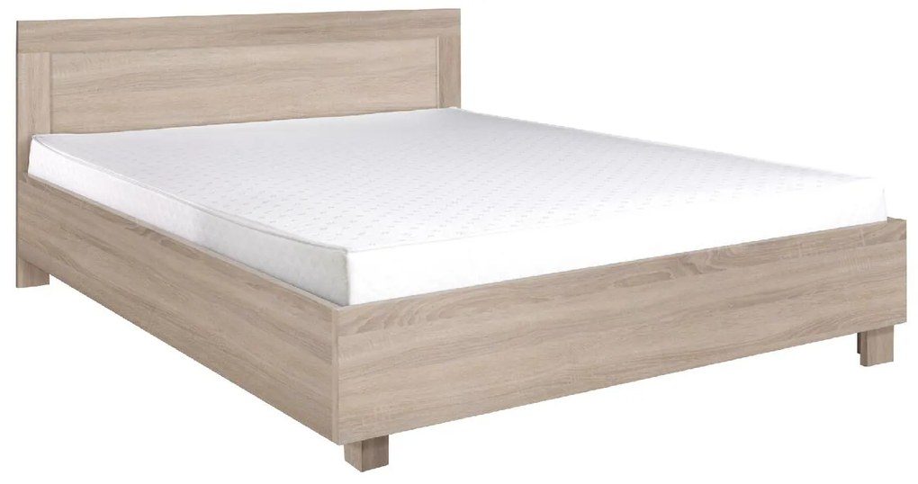 Zondo Pat matrimonial 140 cm Camber C23 (stejar sonoma) (cu somieră). 606042