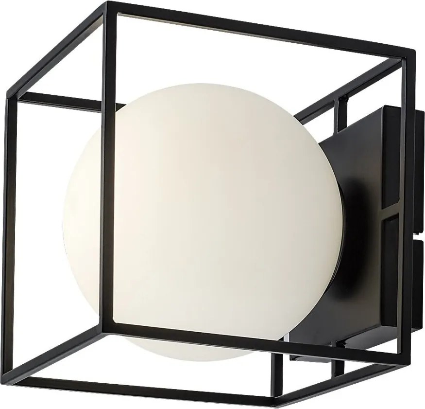 Aplica perete sau tavan pentru exterior IP44 Modane negru