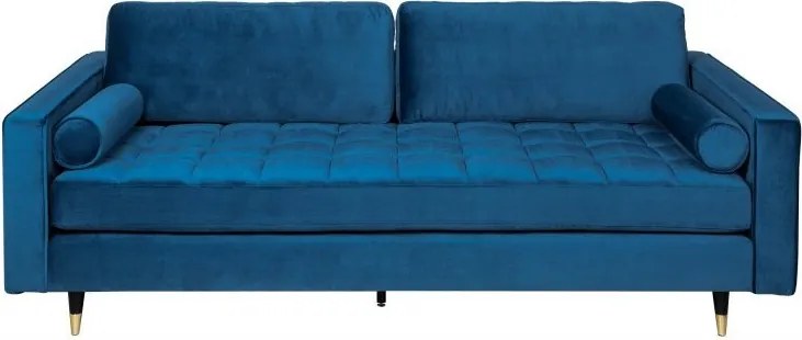 Canapea impozanta Cozy 220cm, catifea aqua