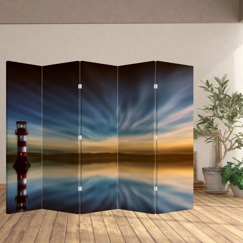 Paravan - Farul în mare (210x170 cm)