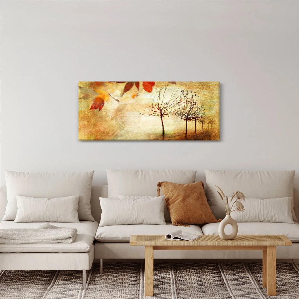 Tablou - Dispoziție de toamnă (120x50 cm)