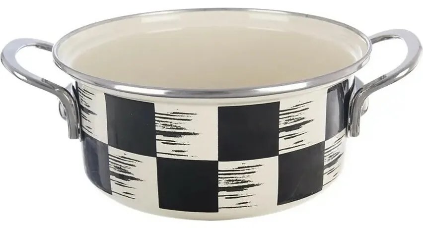 Orion Casserole smaltată Șah Lem, 1,6 l, diametru18 cm, diam. 18 cm