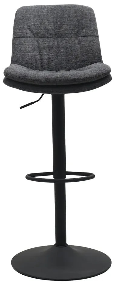 Scaun de bar gri închis cu înălțime ajustabilă Colville – Unique Furniture