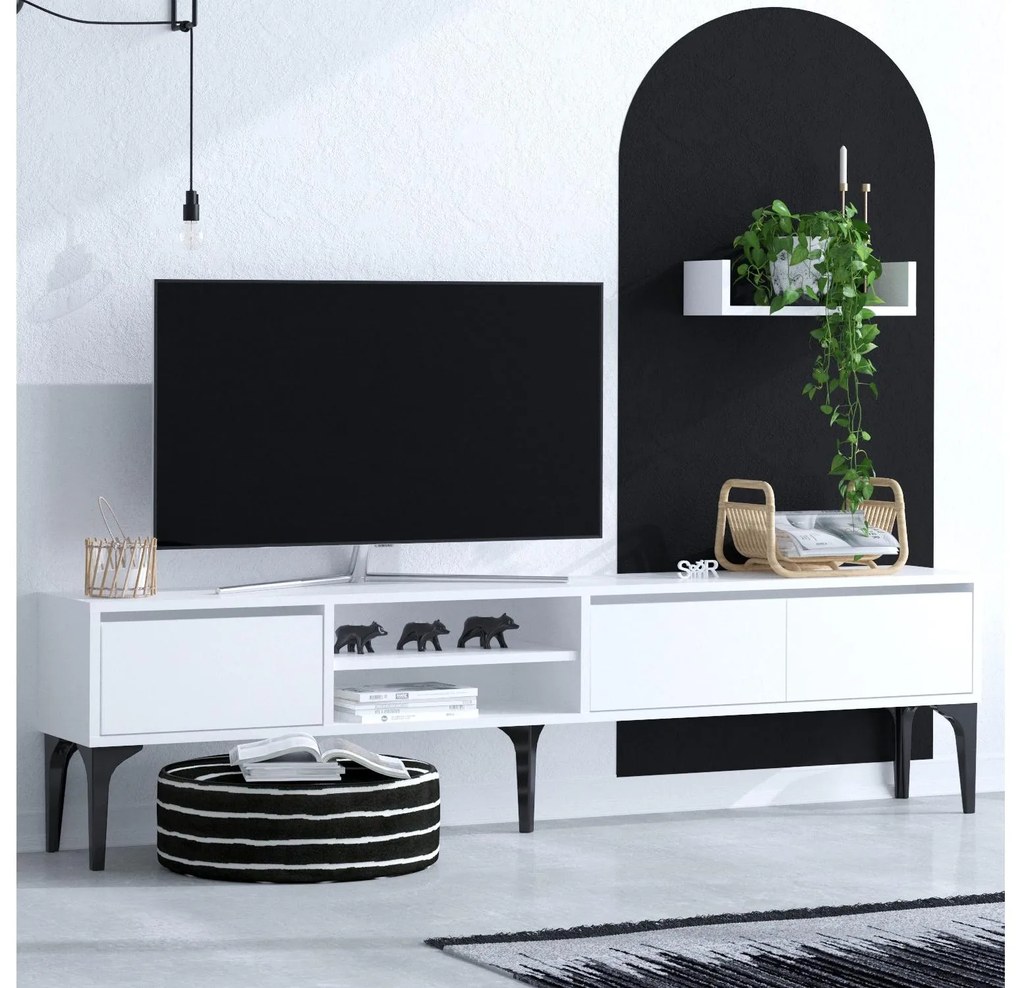 Mobilier living Aliex 9 (alb). 1089384