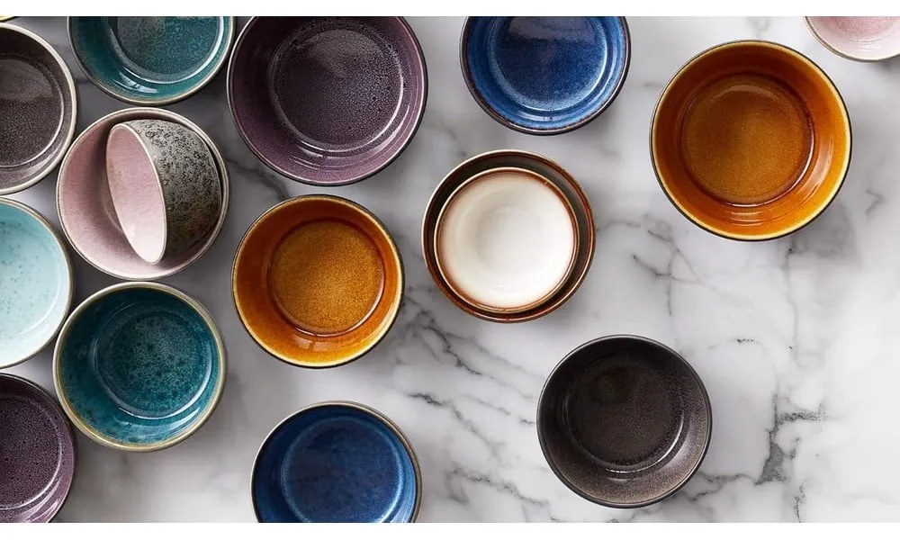 Bol mic verde/negru din gresie Gastro Green/Black – Bitz