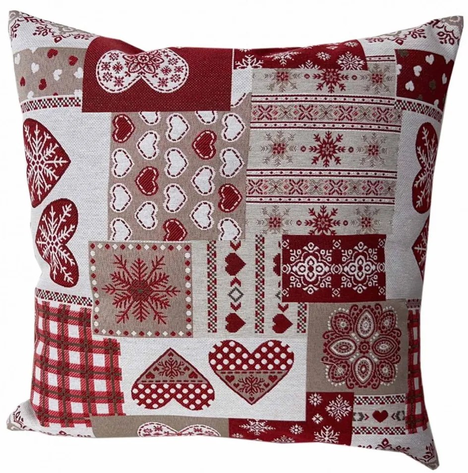Husă de pernă cu motive de iarnă