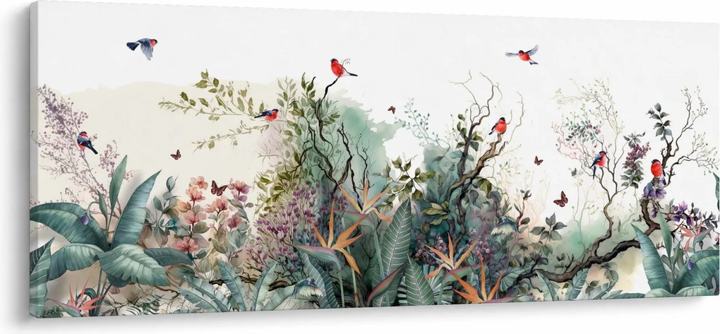 Tablou - Peisaj natural, acvariu (120x50 cm)