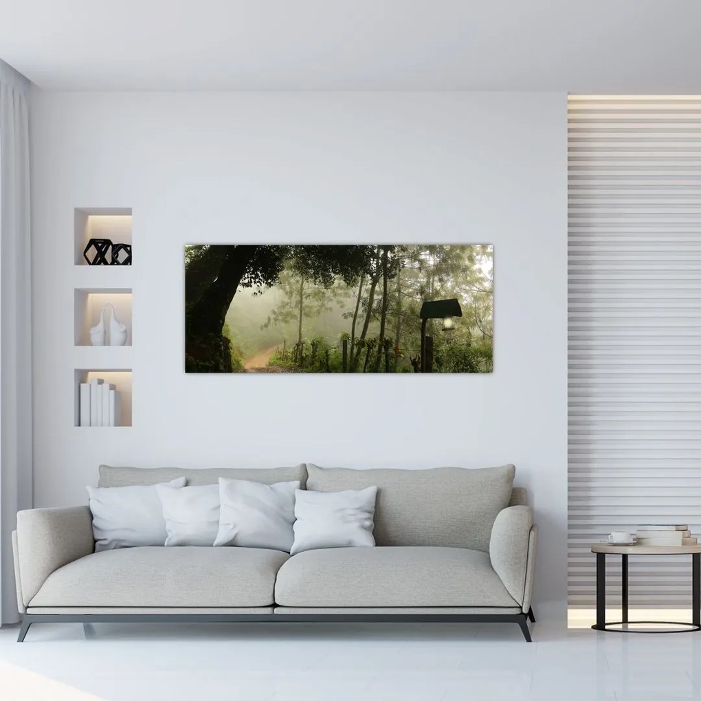 Tablou cu ceața de dimineața (120x50 cm)