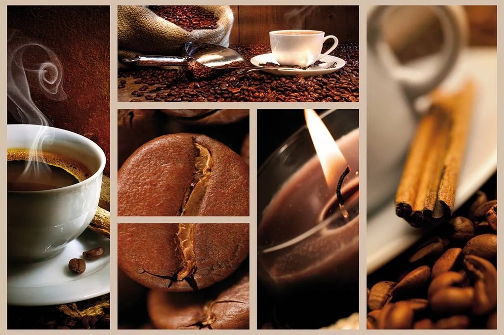 Fototapet - Boabe de cafea (254x184 cm)