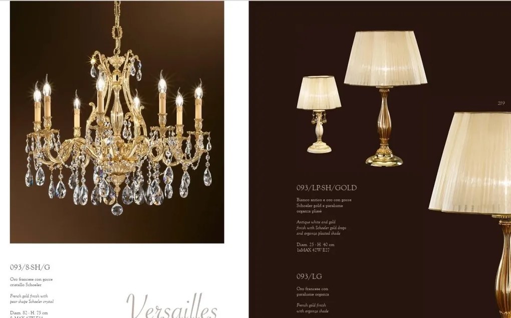 Veioza, Lampa de masa LUX realizata manual, Versailles