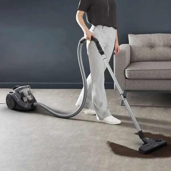 Aspirator fără sac Rowenta COMPACT POWER 1,5l 750W/230V gri