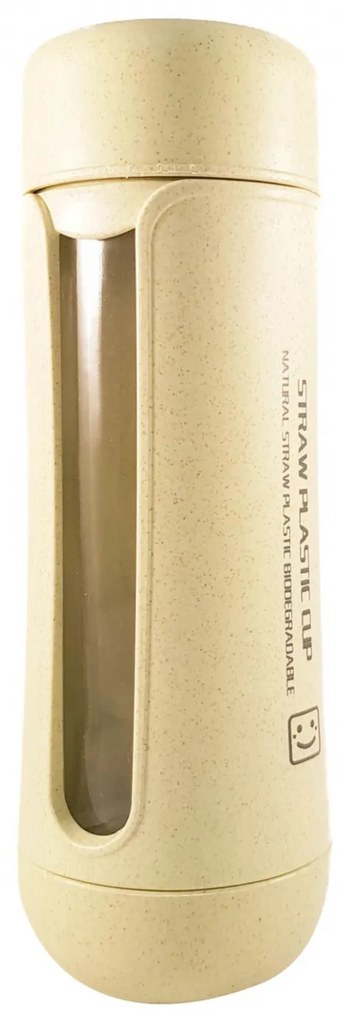 Sticla Termos,protectie Biodegradabila,Verde