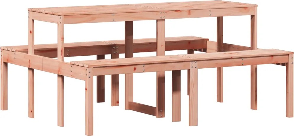 vidaXL Masă de picnic, 160x134x75 cm, lemn masiv douglas