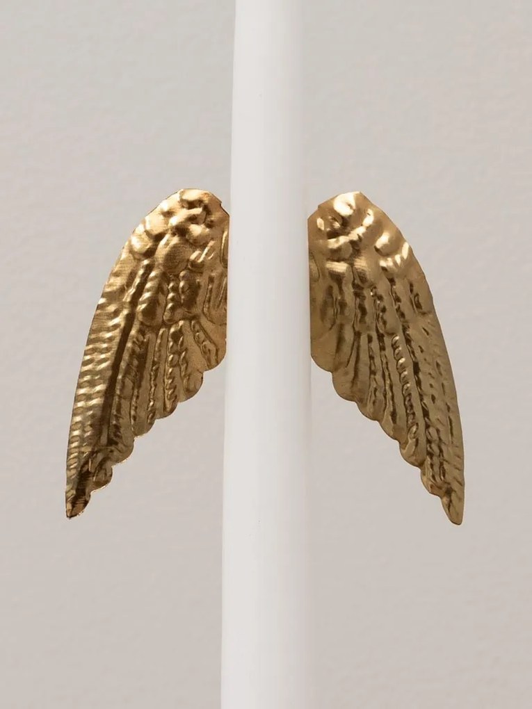 Accesoriu tip ac de lumanare, auriu, din metal, Wings