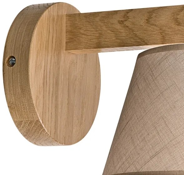 Aplica de perete ANTONIO 1xE14/40W/230V stejar