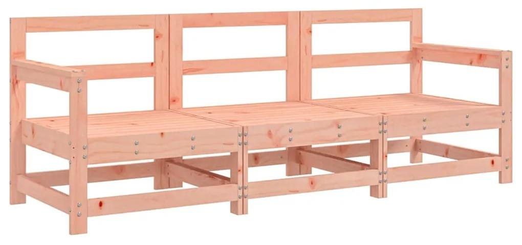 825532 vidaXL Set mobilier de grădină, 3 piese, lemn masiv douglas