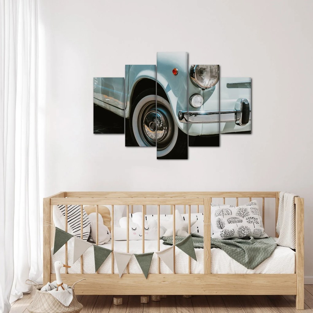 Tablou - mașina retro Fiat (150x105 cm)