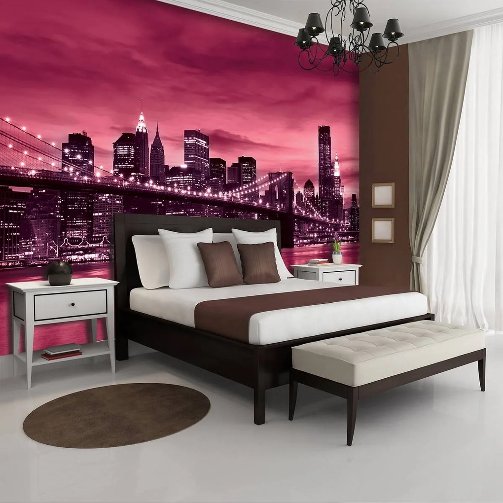 Fototapet - New York Brooklyn Bridge City (152,5x104 cm)