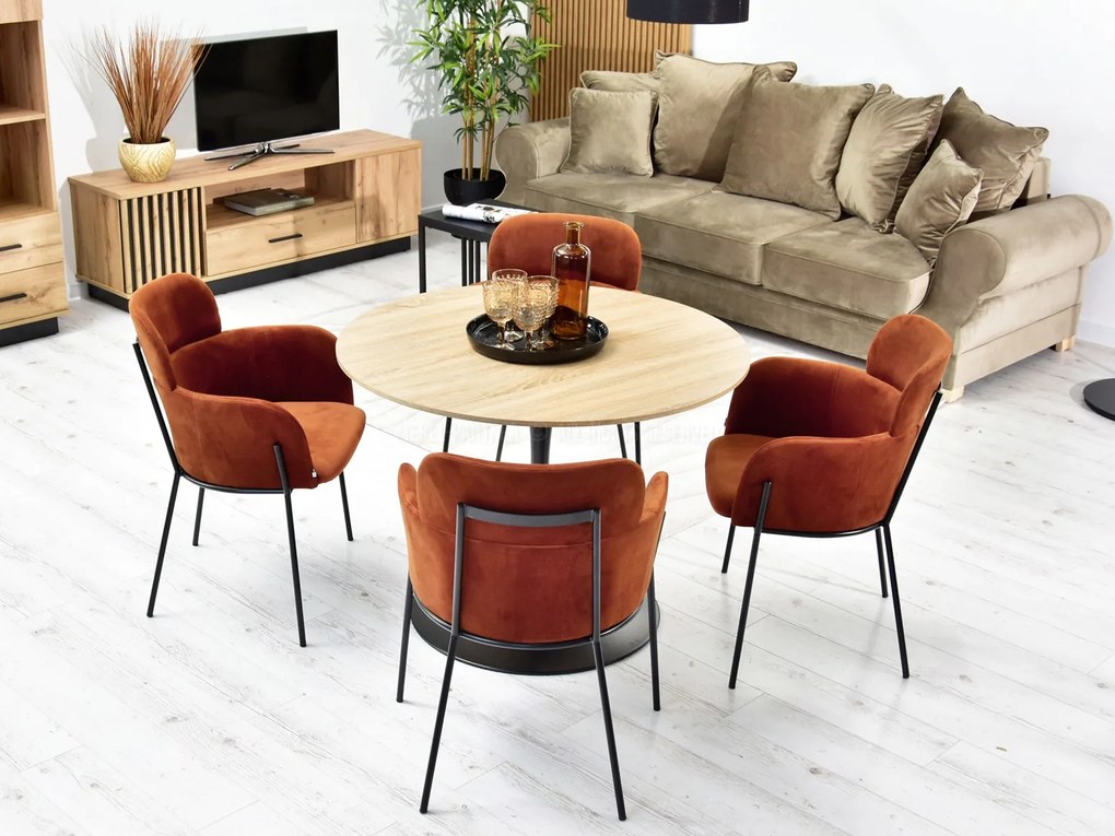 Scaun Baggie K (cupru + negru). Promo -24%. 1110950